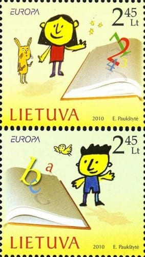 lithuania-children-books-stamp