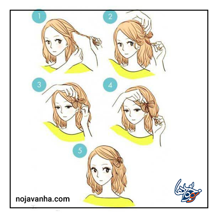 t شنیون مو ها به ساده ترین روش ها