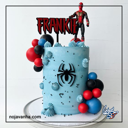 کیک تولد با طرح مرد عنکبوتی