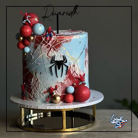 کیک تولد مرد عنکبوتی