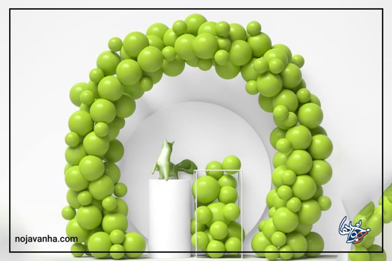 35 مدل بادکنک آرایی سبز دخترانه و پسرانه خفن