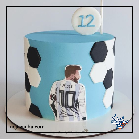کیک تولد فوتبالی مسی