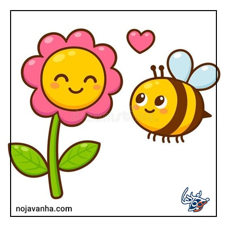 آموزش نقاشی زنبور عسل